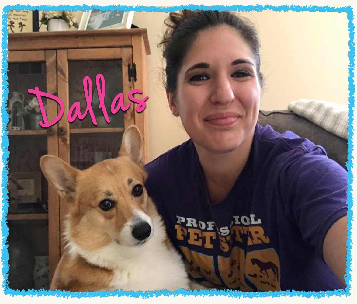 Petite Feet Pet Nanny with a dog during an in-home pet sitting visit in Greensburg